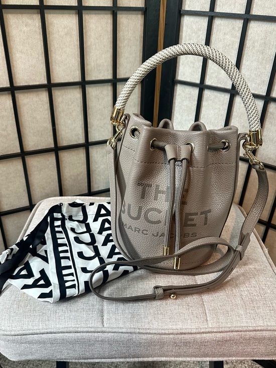 Marc Jacobs Handbags - MARC JACOBS The Bucket Bag- Cement